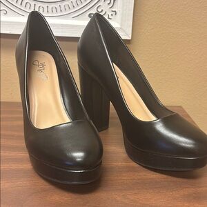 Yuu Sophisticated Black Women's Heels